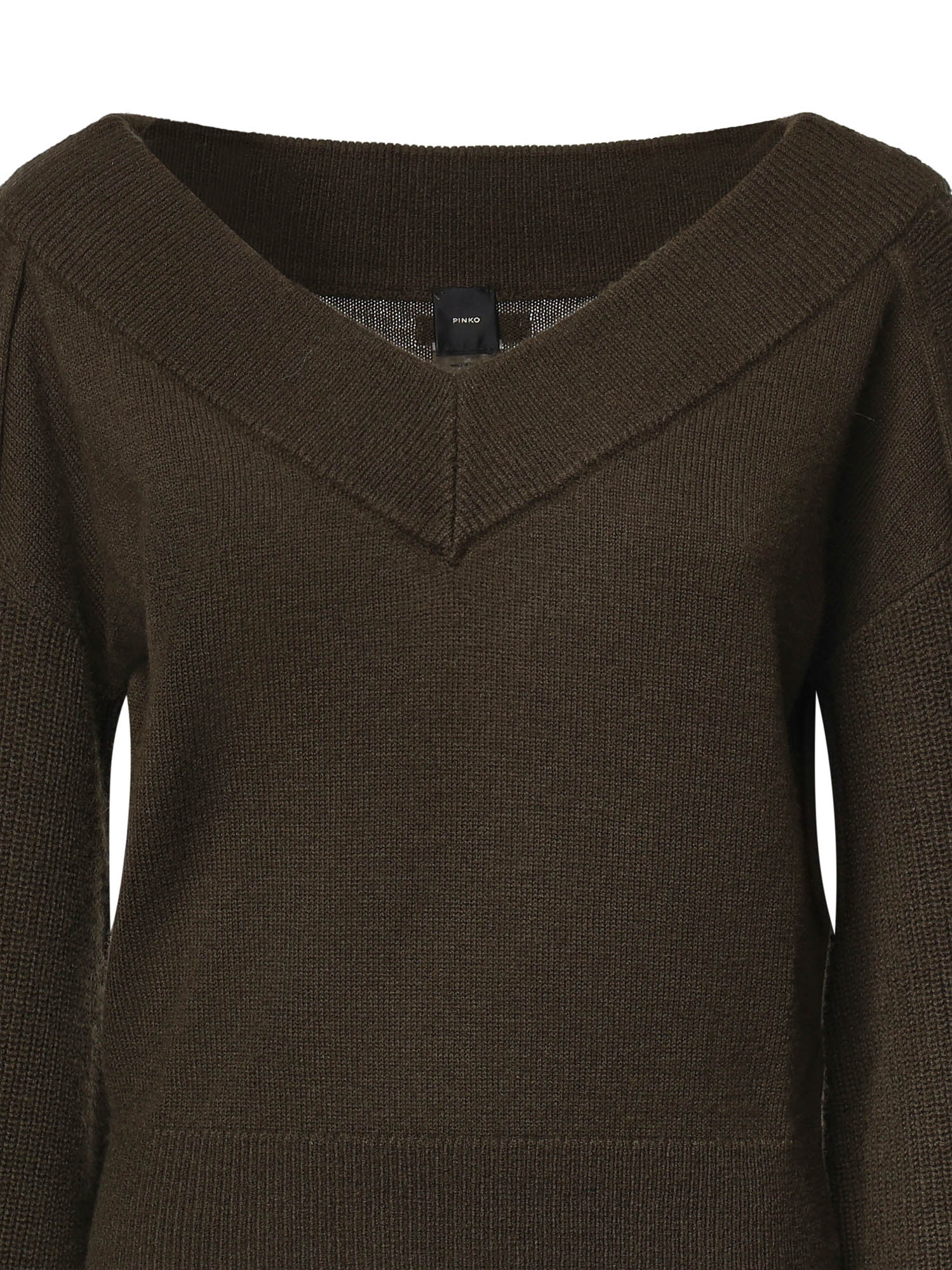 Maglia cropped in lana 107874 A3P4X18 PINKO 