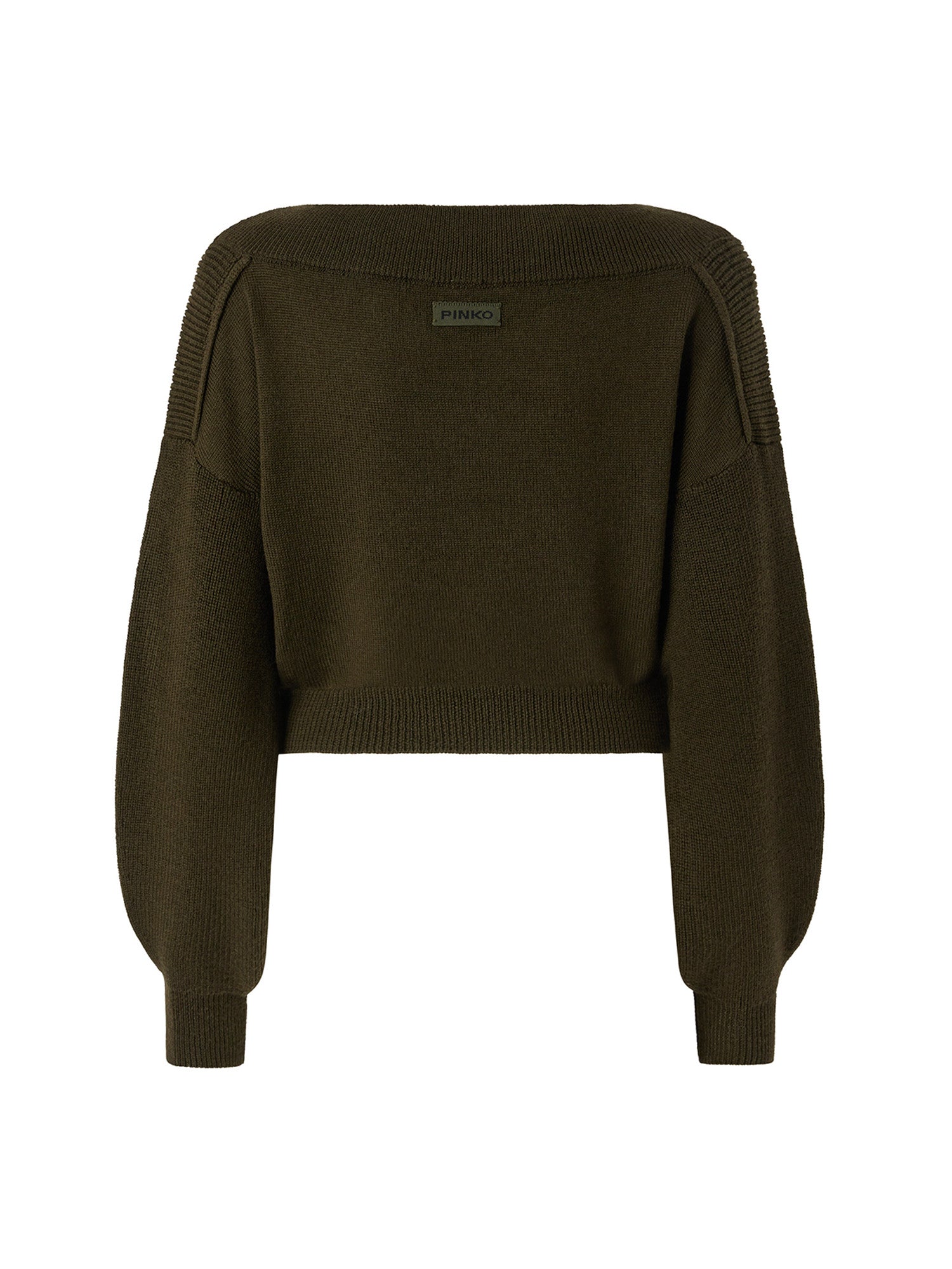 Maglia cropped in lana 107874 A3P4X18 PINKO 