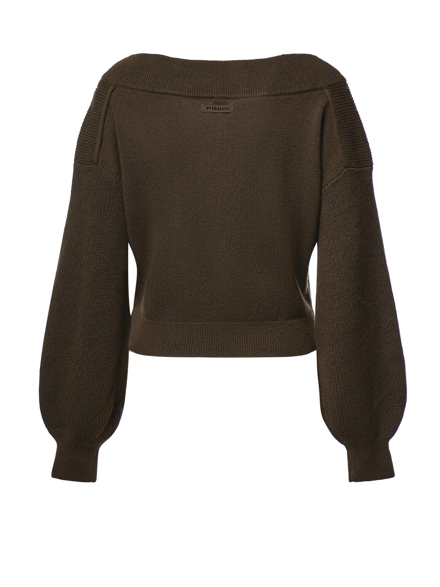 Maglia cropped in lana 107874 A3P4X18 PINKO 