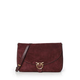 Borsa Love Satchel in suede 107915 A0F6W34Q PINKO 