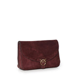 Borsa Love Satchel in suede 107915 A0F6W34Q PINKO 