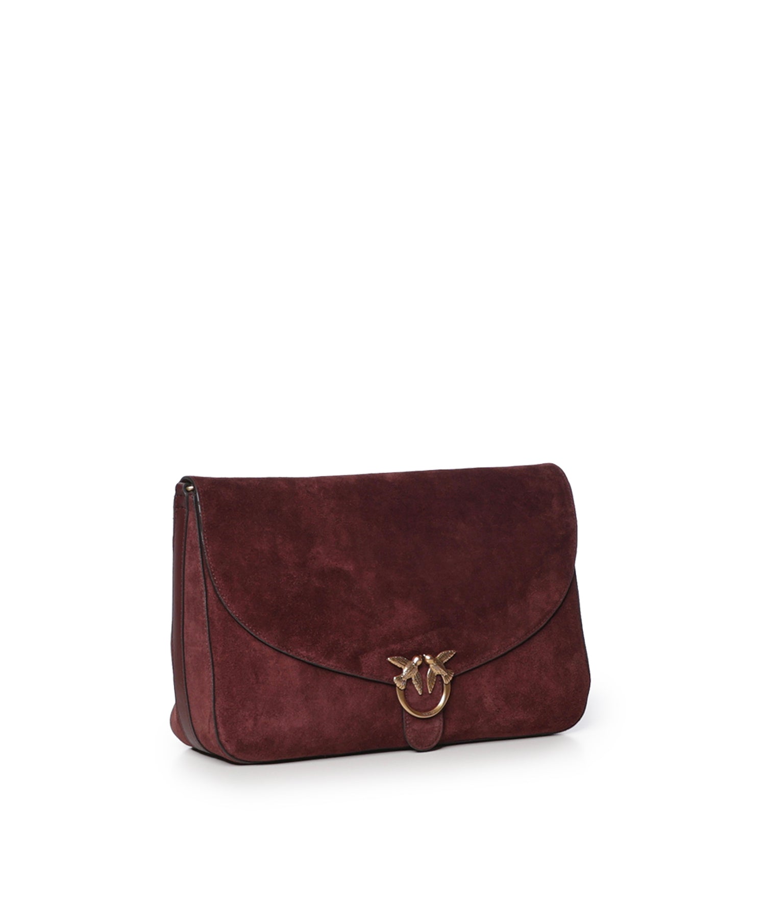 Borsa Love Satchel in suede 107915 A0F6W34Q PINKO 