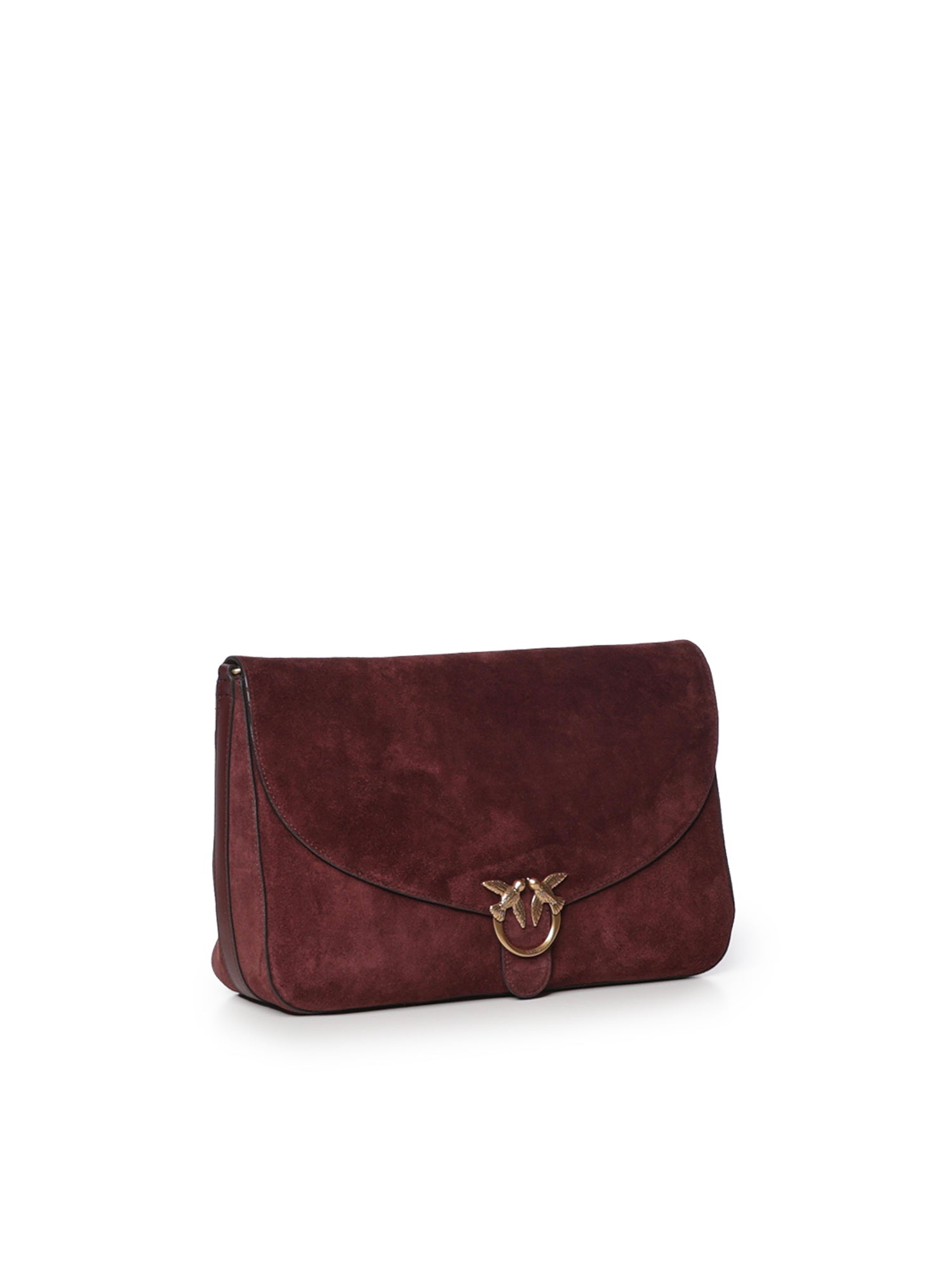 Borsa Love Satchel in suede 107915 A0F6W34Q PINKO 