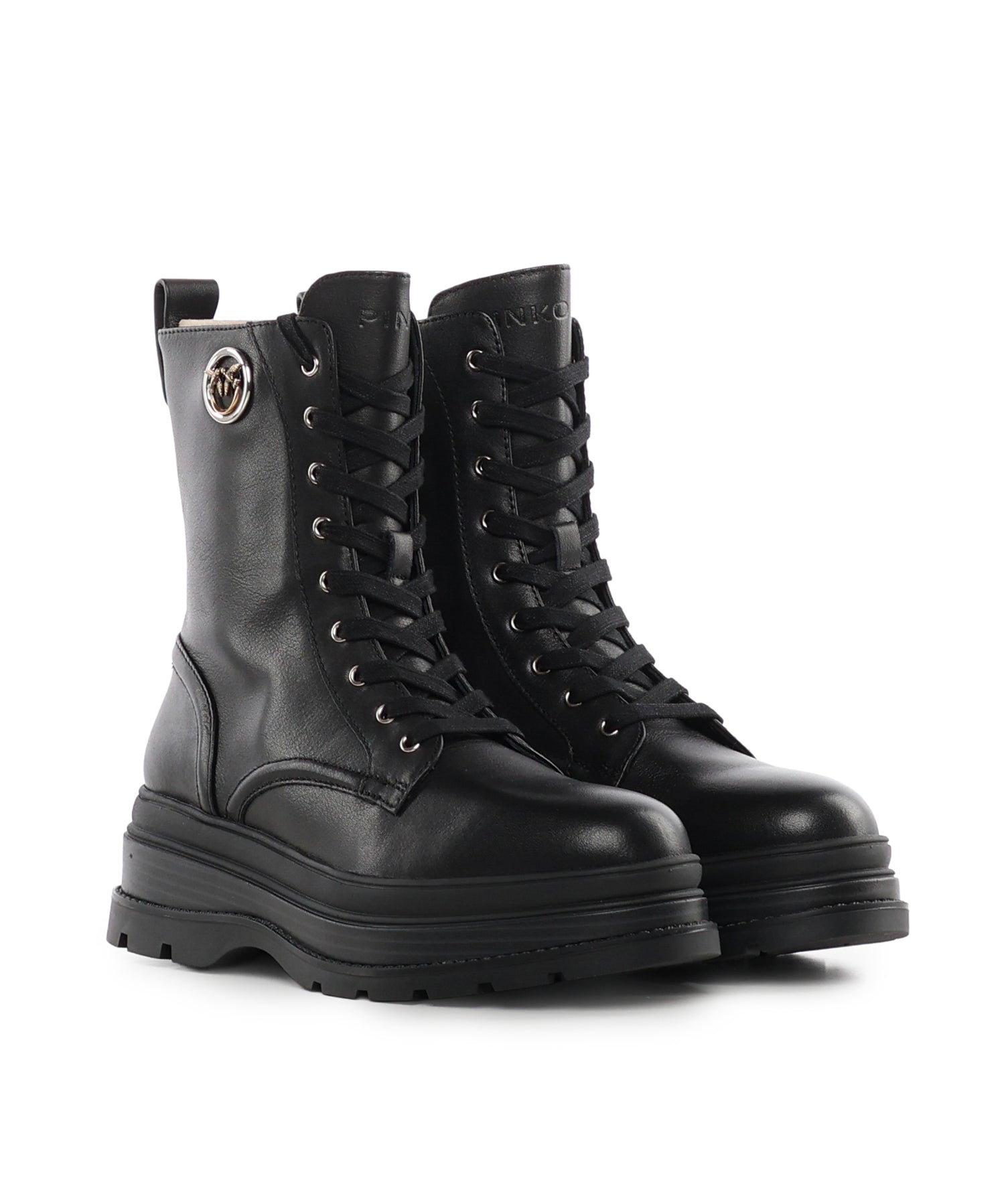 Anfibi in pelle SD0689 P001Z99 PINKO 