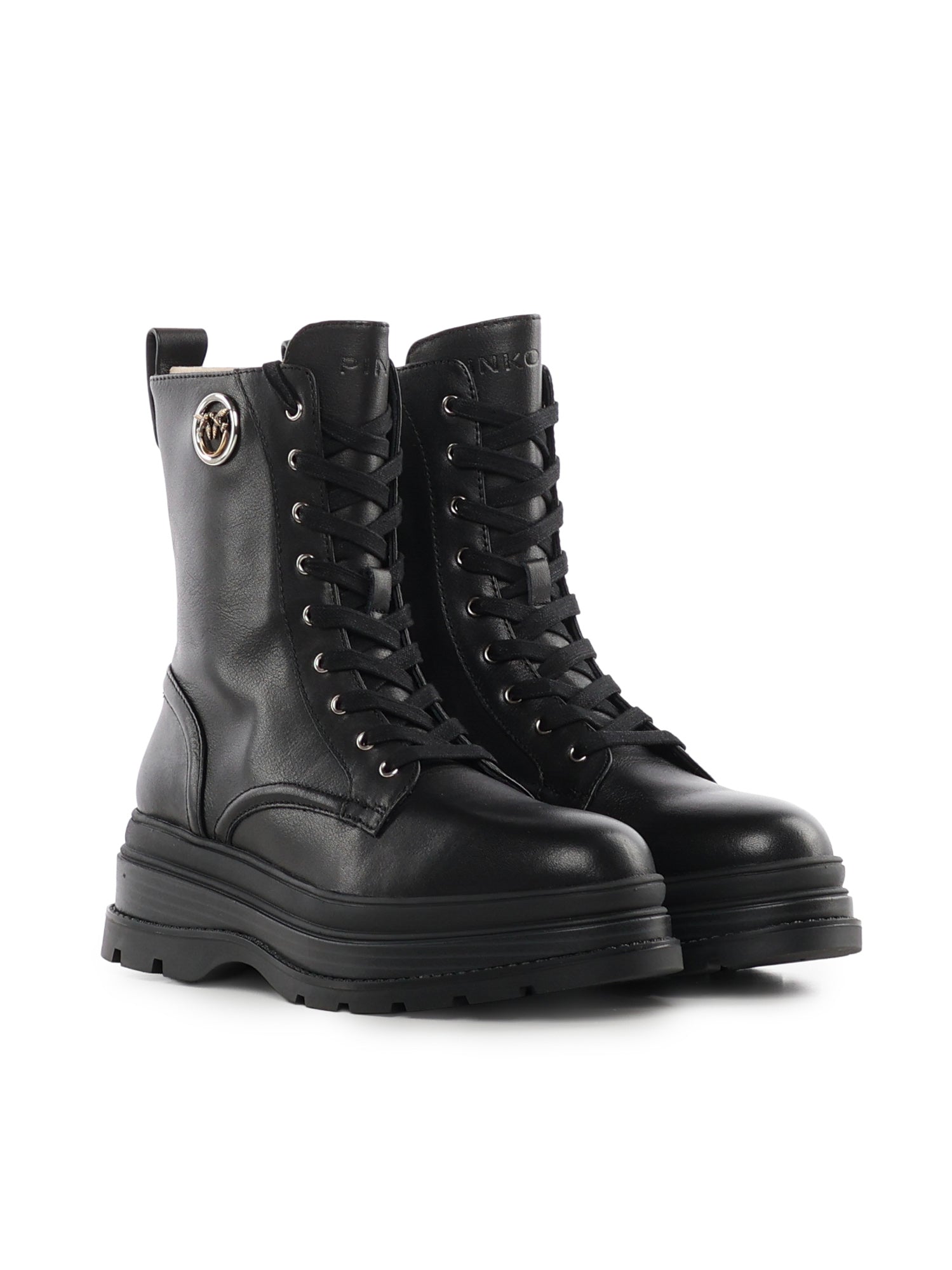 Anfibi in pelle SD0689 P001Z99 PINKO 
