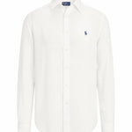 Camicia in lino con logo 211970730 518 POLO RALPH LAUREN 