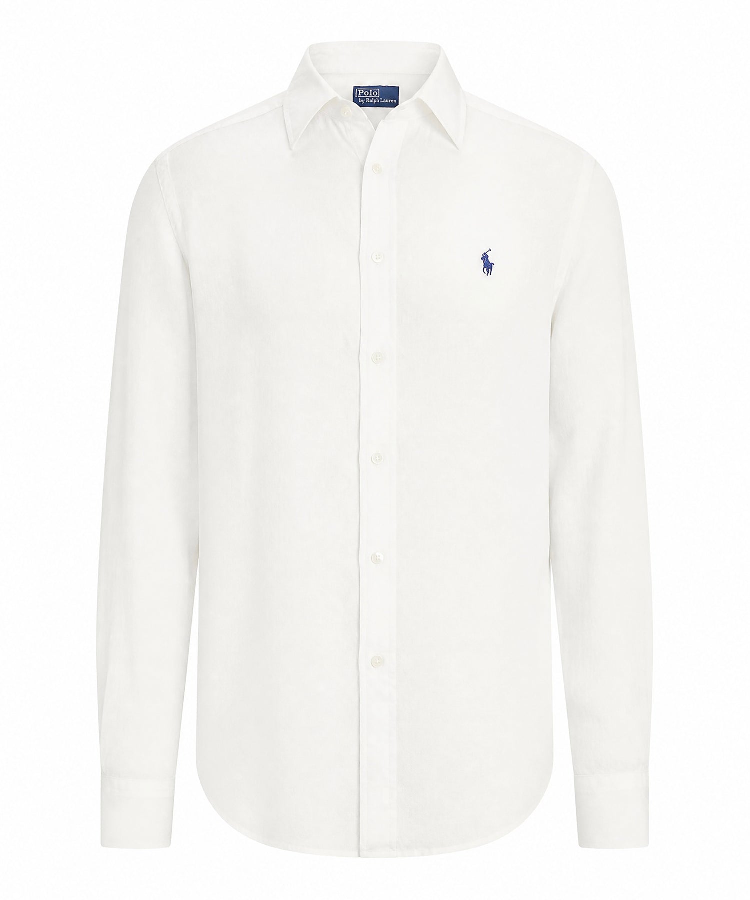 Camicia in lino con logo 211970730 518 POLO RALPH LAUREN 