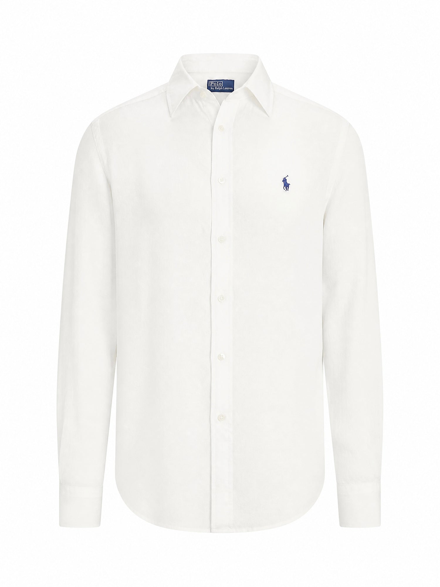 Camicia in lino con logo 211970730 518 POLO RALPH LAUREN 