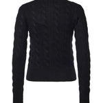 Cardigan in misto lana a trecce con logo 211972104 005 POLO RALPH LAUREN 