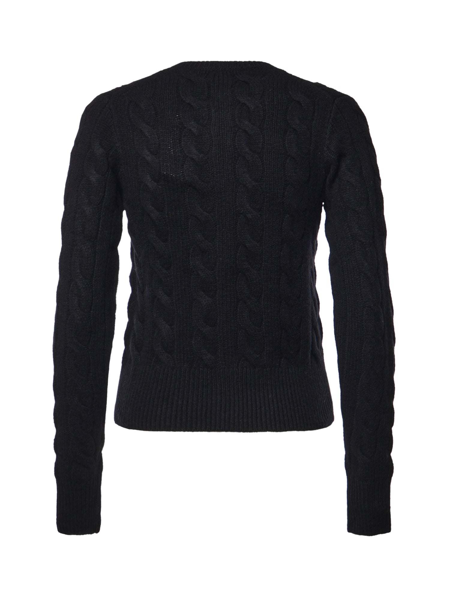 Cardigan in misto lana a trecce con logo 211972104 005 POLO RALPH LAUREN 