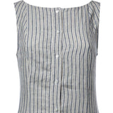Abito in lino a righe 211B17459 001 POLO RALPH LAUREN 