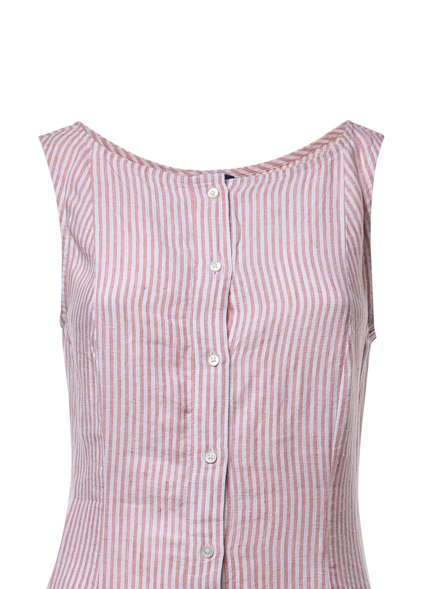 Abito in lino a righe 211B17459 002 POLO RALPH LAUREN 