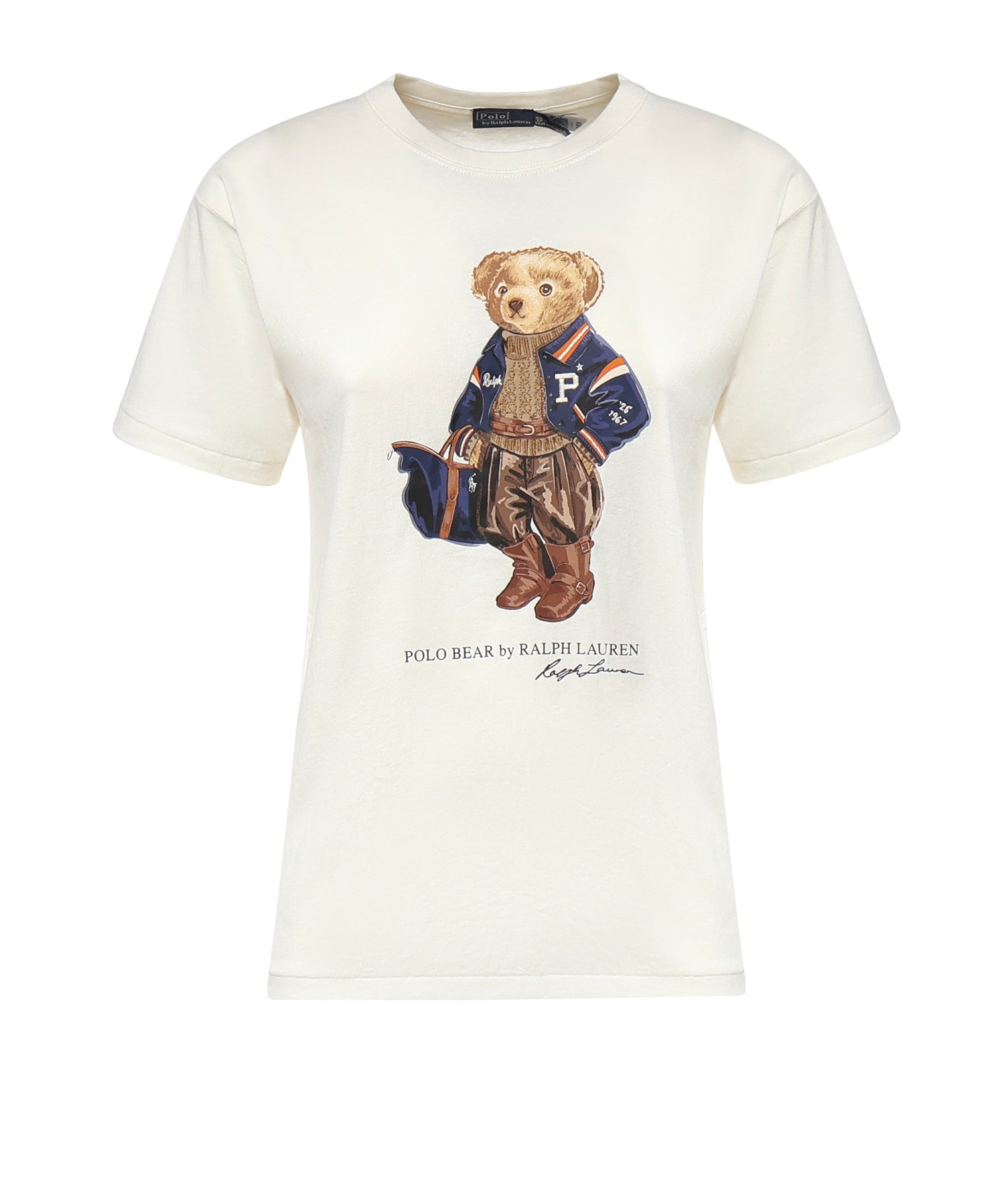 T-shirt con stampa in cotone 211B17774 001 POLO RALPH LAUREN 