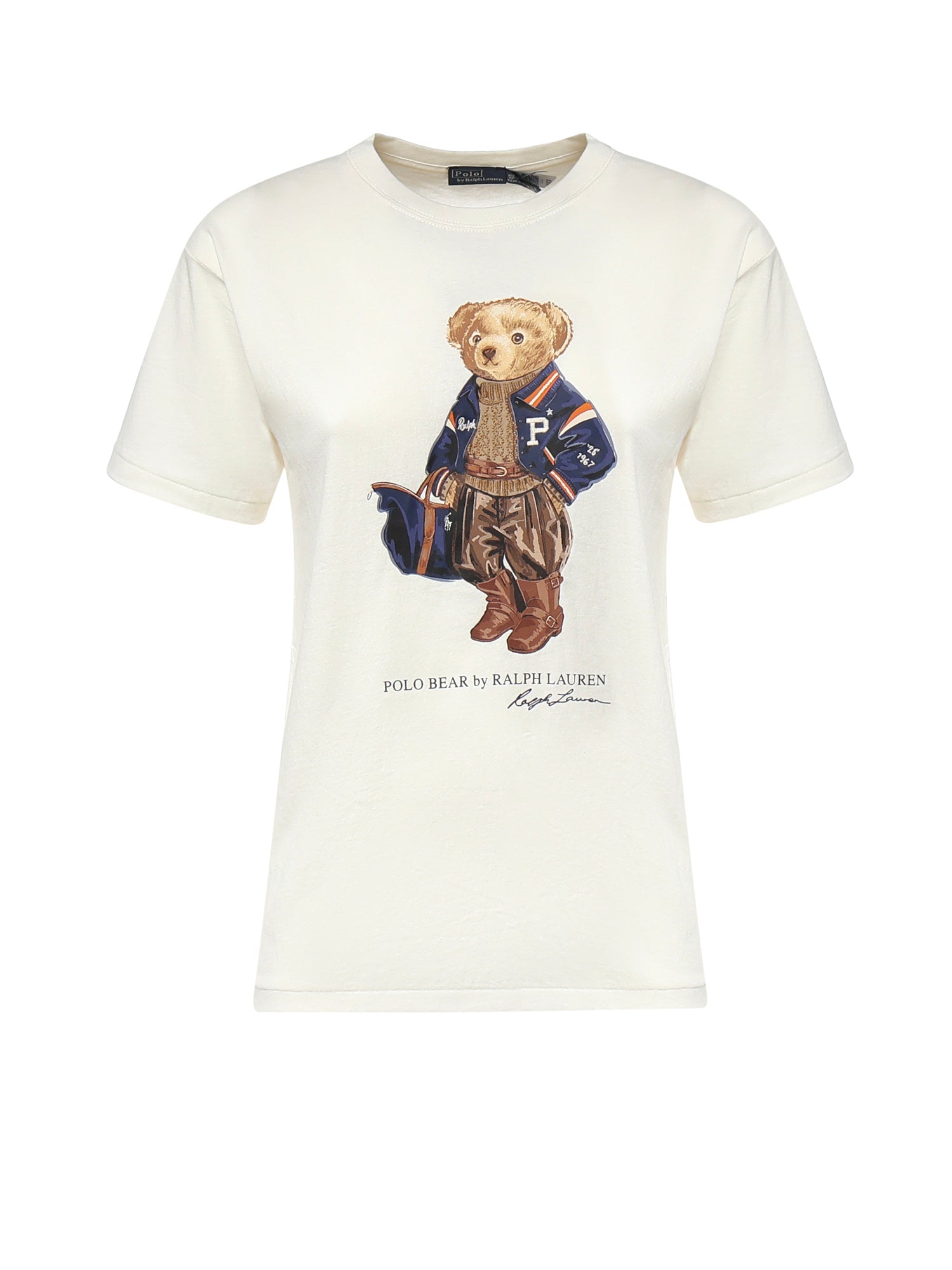 T-shirt con stampa in cotone 211B17774 001 POLO RALPH LAUREN 