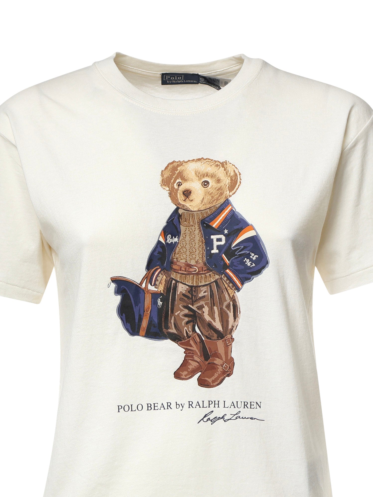 T-shirt con stampa in cotone 211B17774 001 POLO RALPH LAUREN 