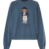 Felpa con stampa in misto cotone 211B17778 001 POLO RALPH LAUREN 