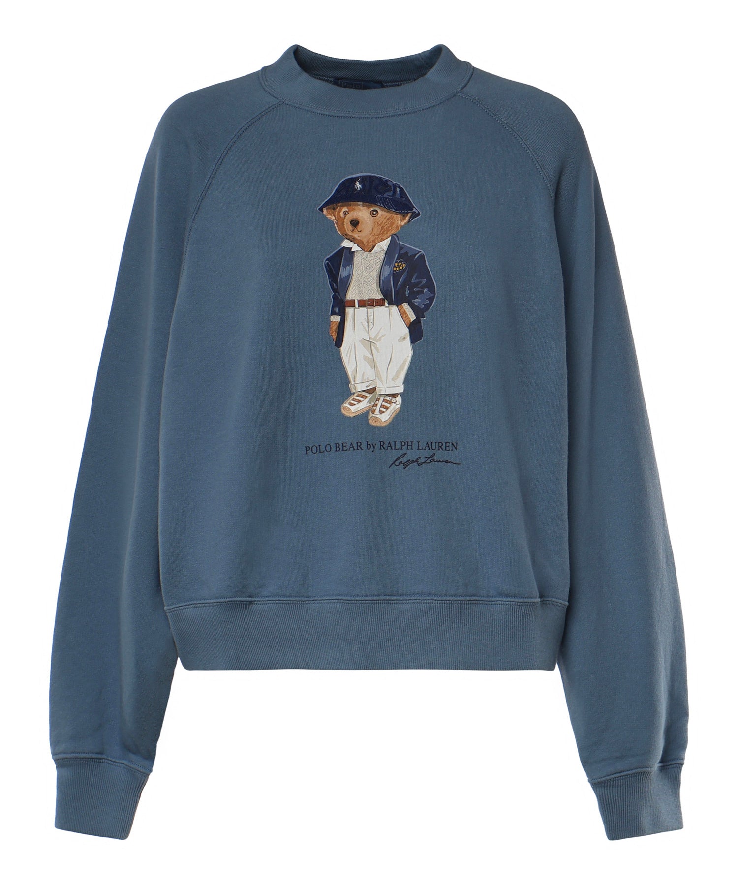 Felpa con stampa in misto cotone 211B17778 001 POLO RALPH LAUREN 