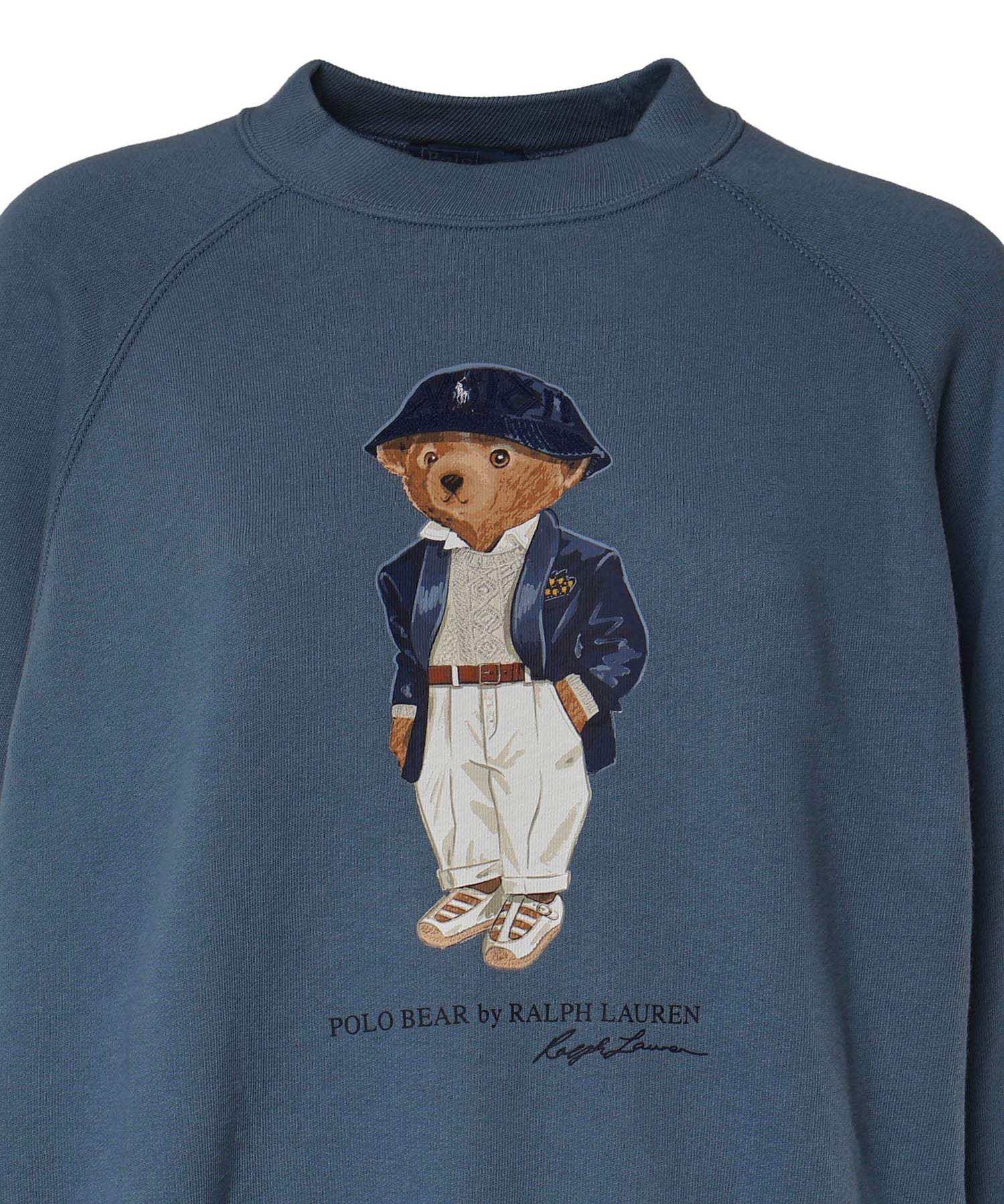 Felpa con stampa in misto cotone 211B17778 001 POLO RALPH LAUREN 