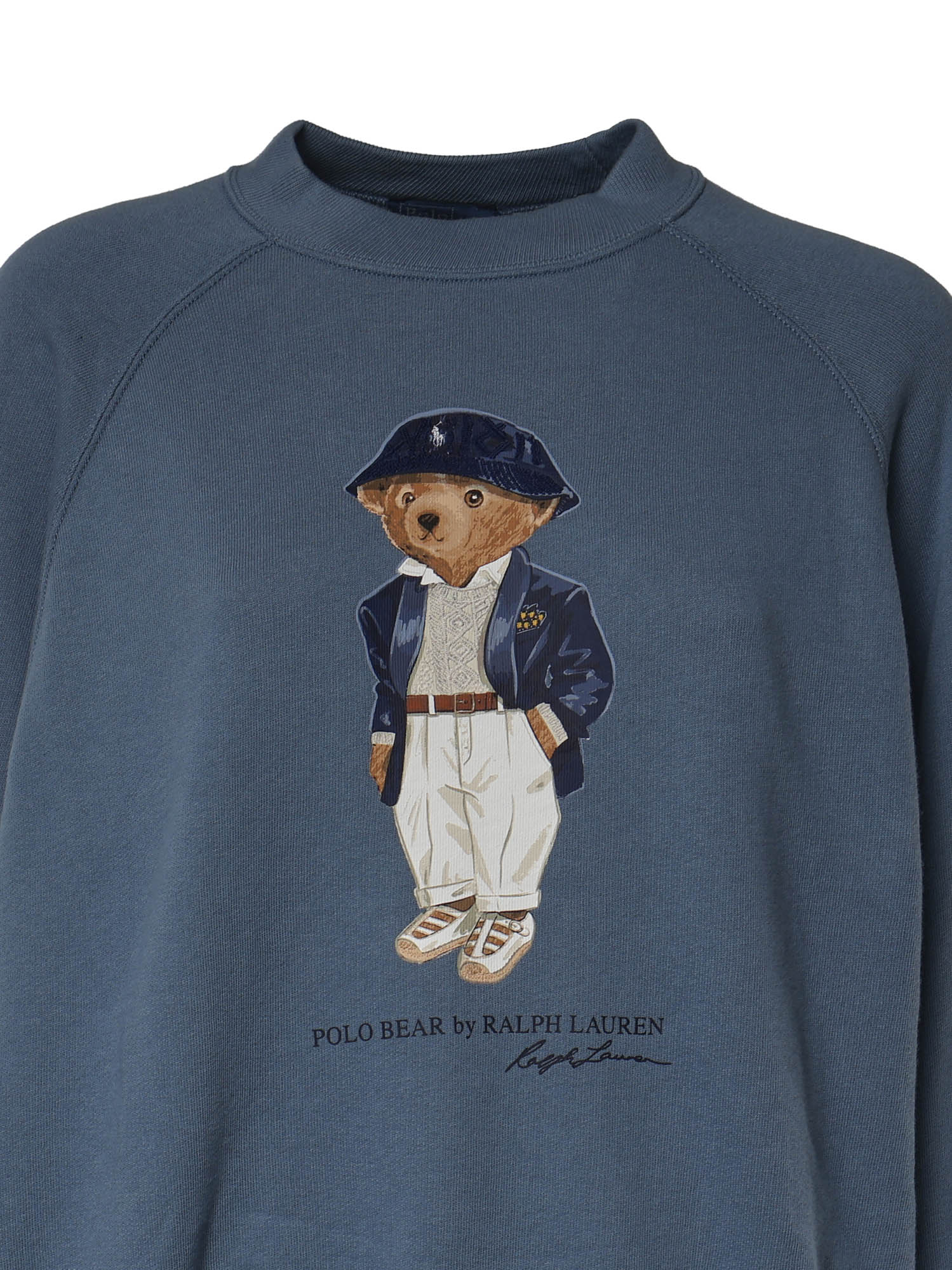 Felpa con stampa in misto cotone 211B17778 001 POLO RALPH LAUREN 