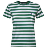 T-shirt in cotone a righe con logo 211B17779 002 POLO RALPH LAUREN 