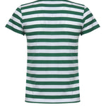 T-shirt in cotone a righe con logo 211B17779 002 POLO RALPH LAUREN 