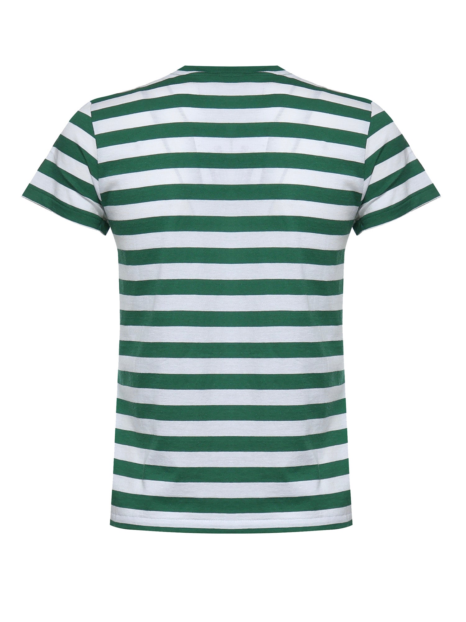 T-shirt in cotone a righe con logo 211B17779 002 POLO RALPH LAUREN 