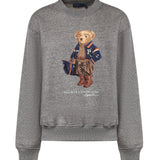 Felpa con stampa in misto cotone 211B17788 001 POLO RALPH LAUREN 