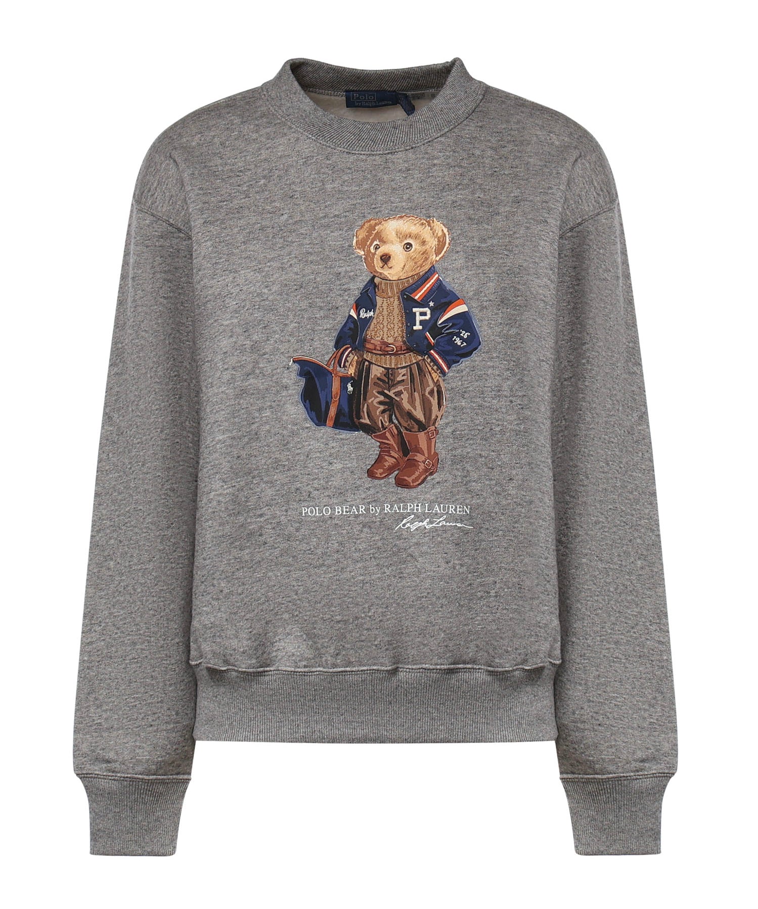 Felpa con stampa in misto cotone 211B17788 001 POLO RALPH LAUREN 