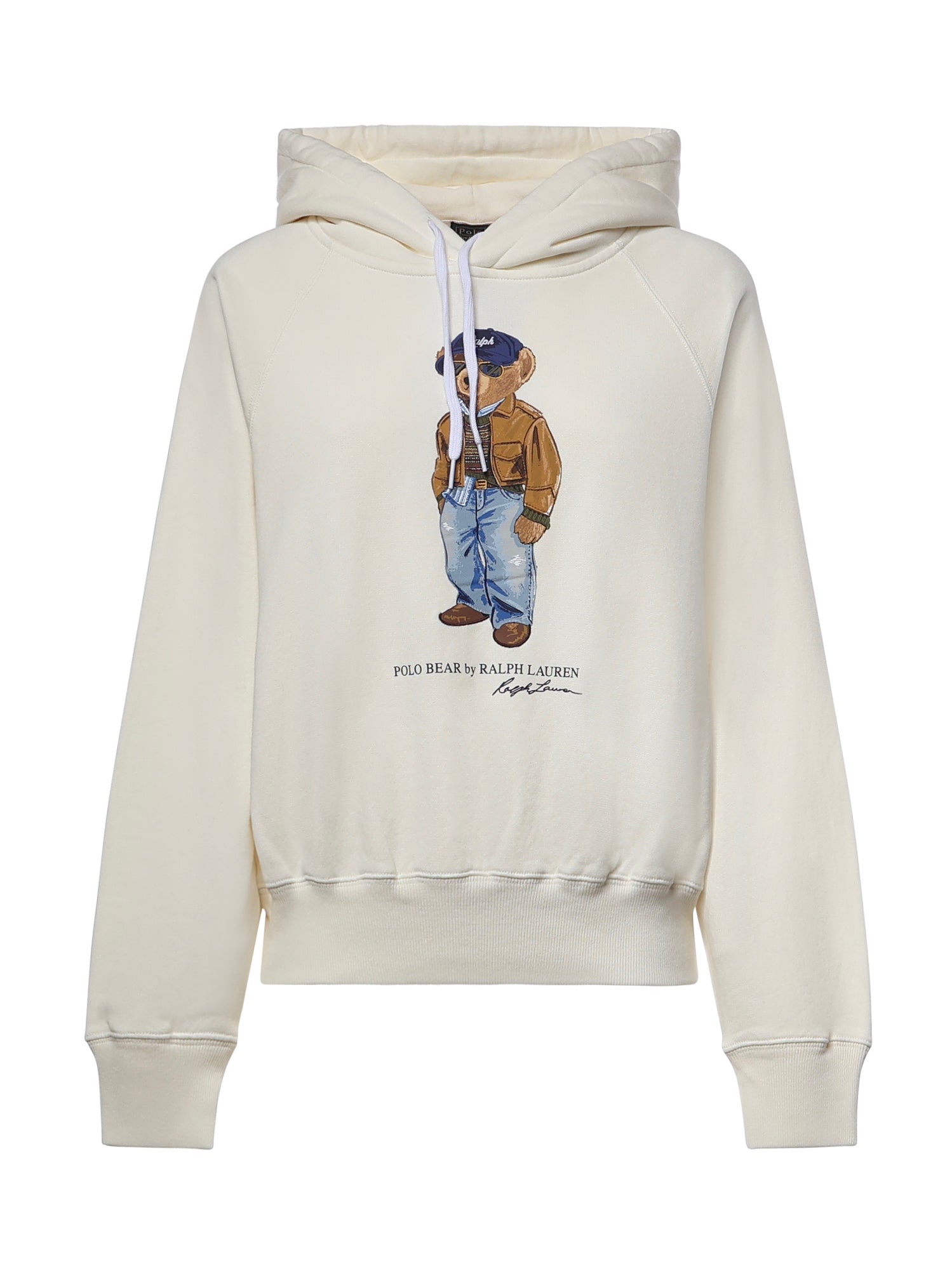 Felpa con stampa in misto cotone 211B17799 001 POLO RALPH LAUREN 