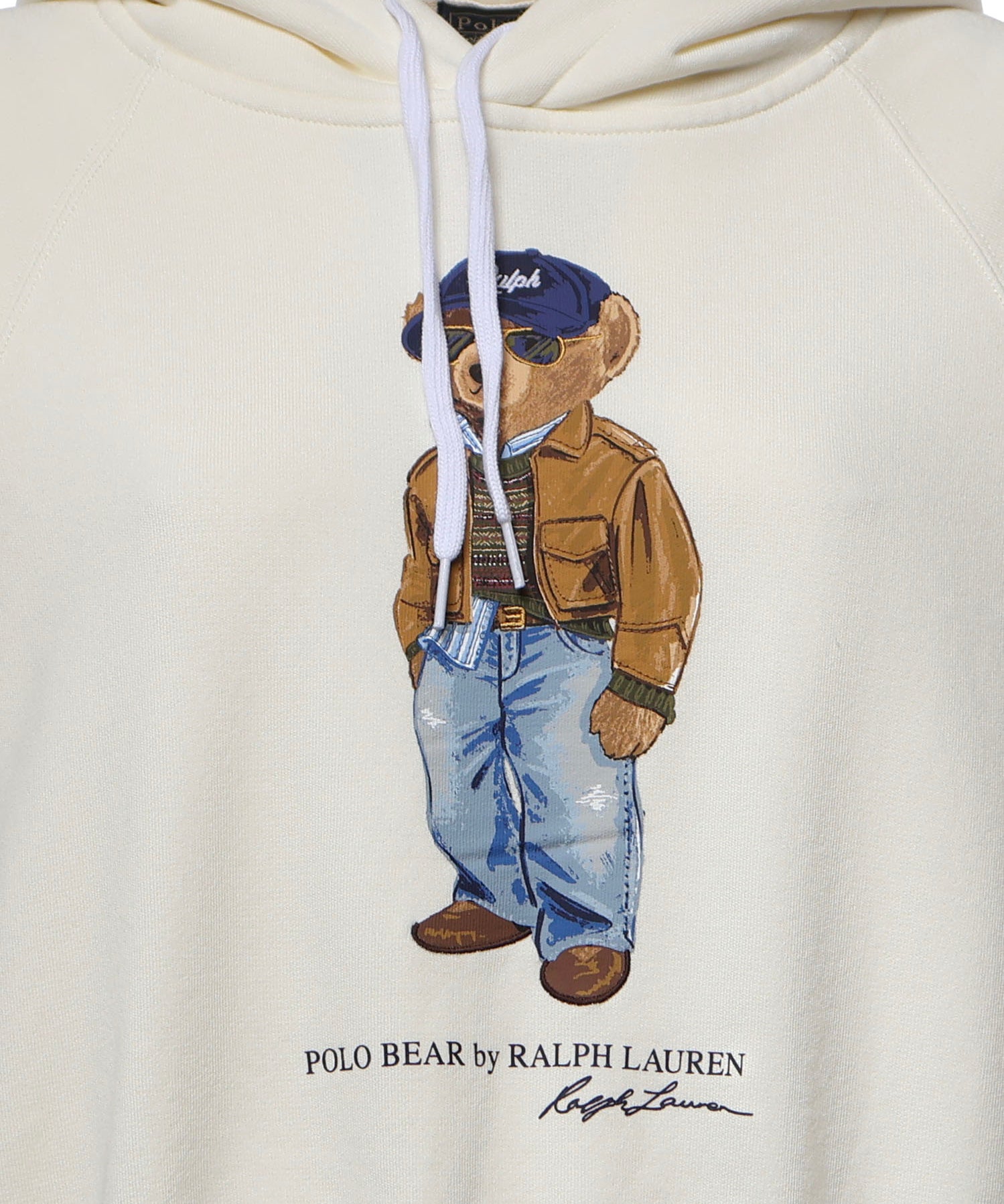 Felpa con stampa in misto cotone 211B17799 001 POLO RALPH LAUREN 