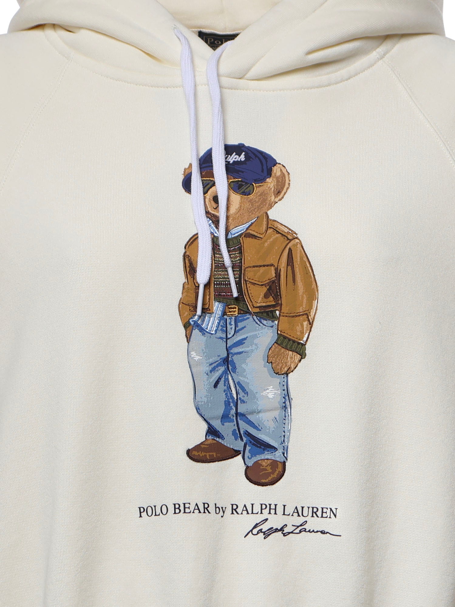 Felpa con stampa in misto cotone 211B17799 001 POLO RALPH LAUREN 