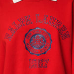 Felpa con stampa in misto cotone 211B17805 002 POLO RALPH LAUREN 