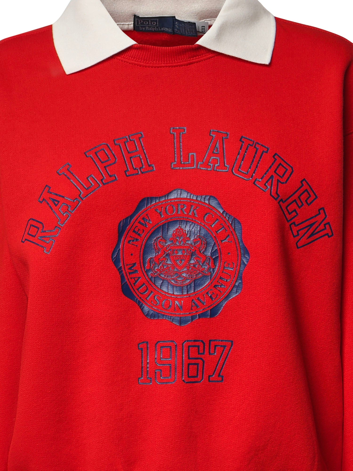 Felpa con stampa in misto cotone 211B17805 002 POLO RALPH LAUREN 