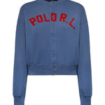 Cardigan in misto cotone con logo 211B21665 002 POLO RALPH LAUREN 