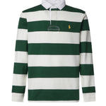 Polo a righe in cotone<BR/> 710717116 512 POLO RALPH LAUREN 