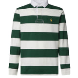 Polo a righe in cotone<BR/> 710717116 512 POLO RALPH LAUREN 
