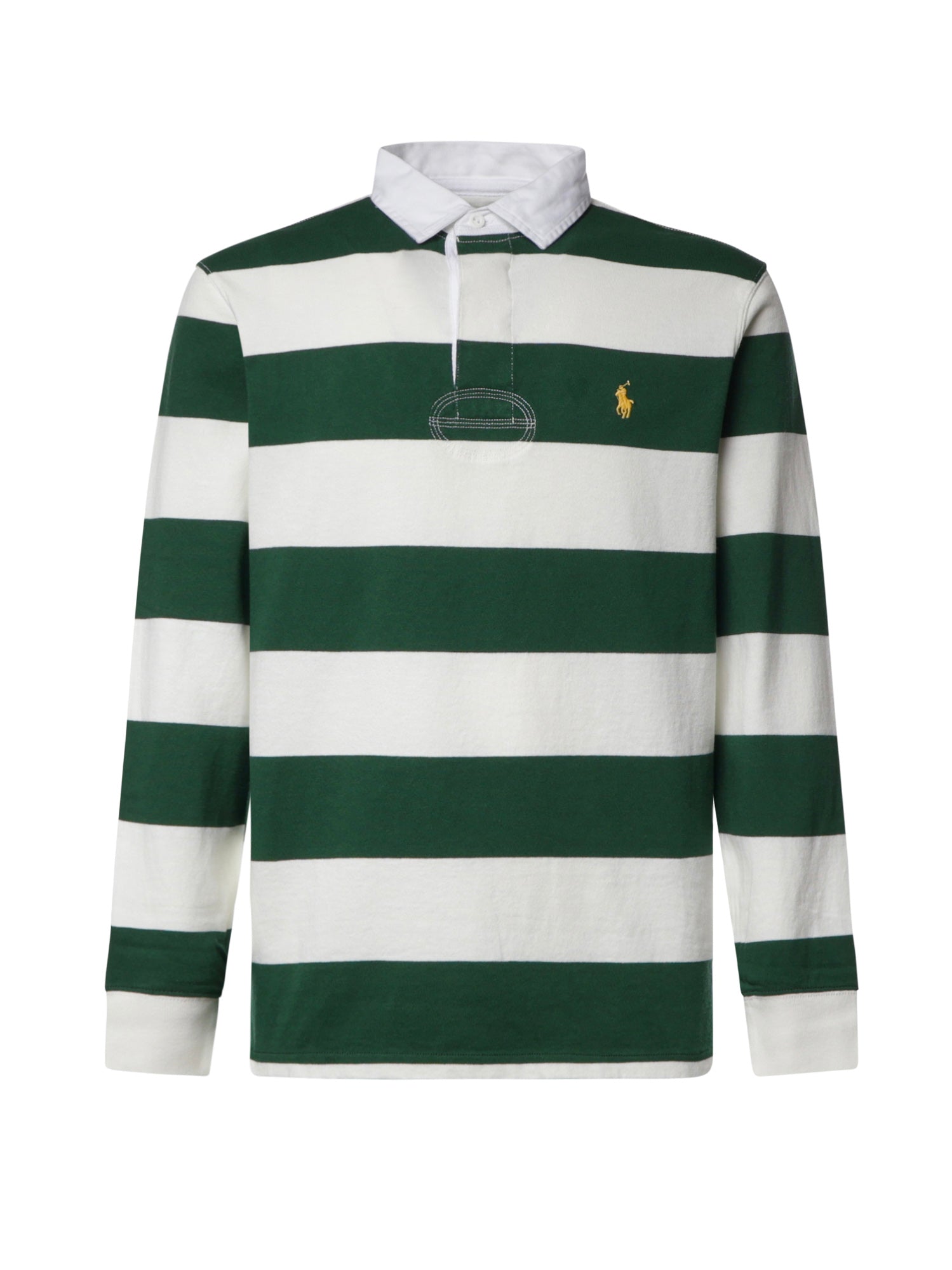Polo a righe in cotone<BR/> 710717116 512 POLO RALPH LAUREN 