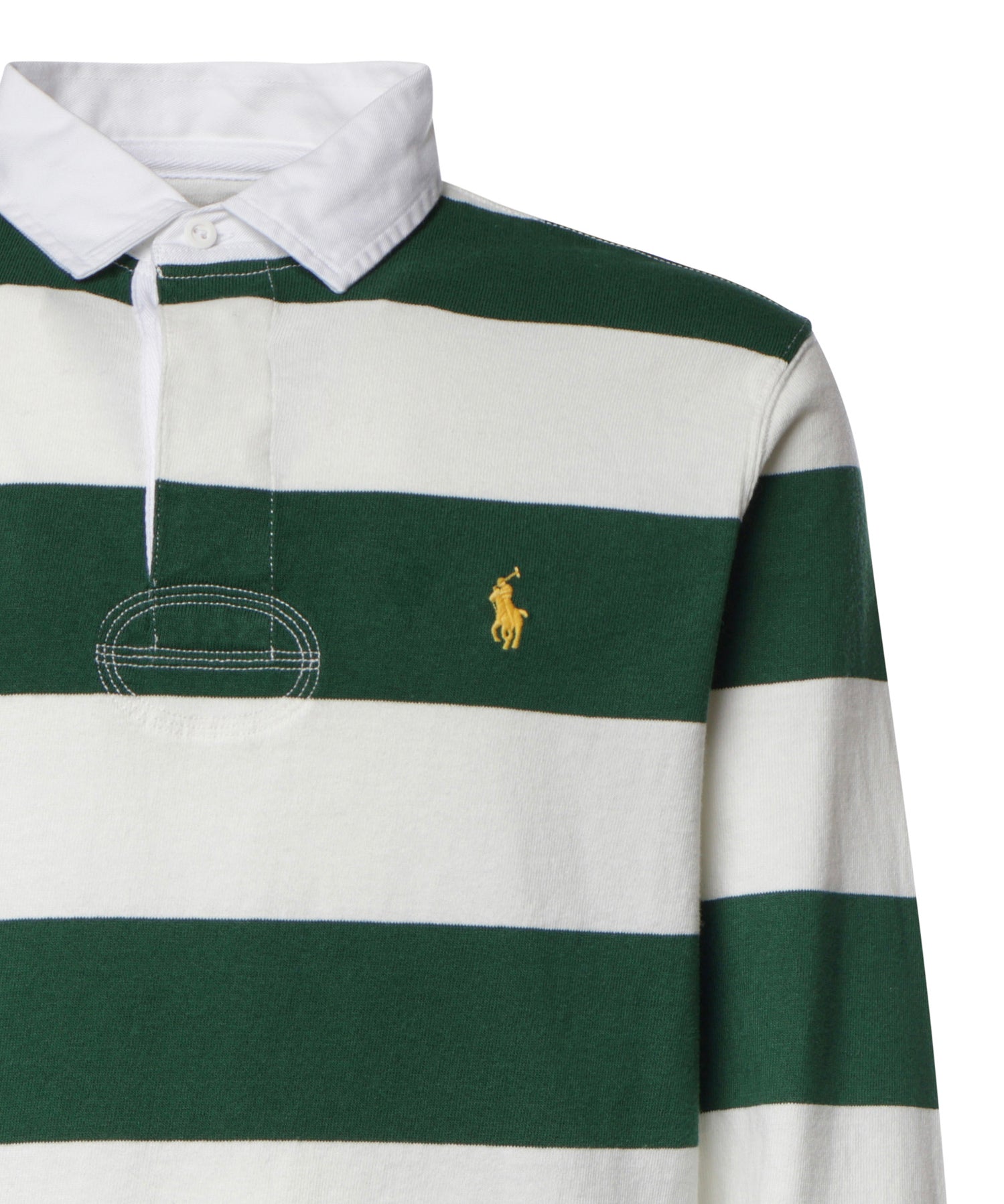Polo a righe in cotone<BR/> 710717116 512 POLO RALPH LAUREN 