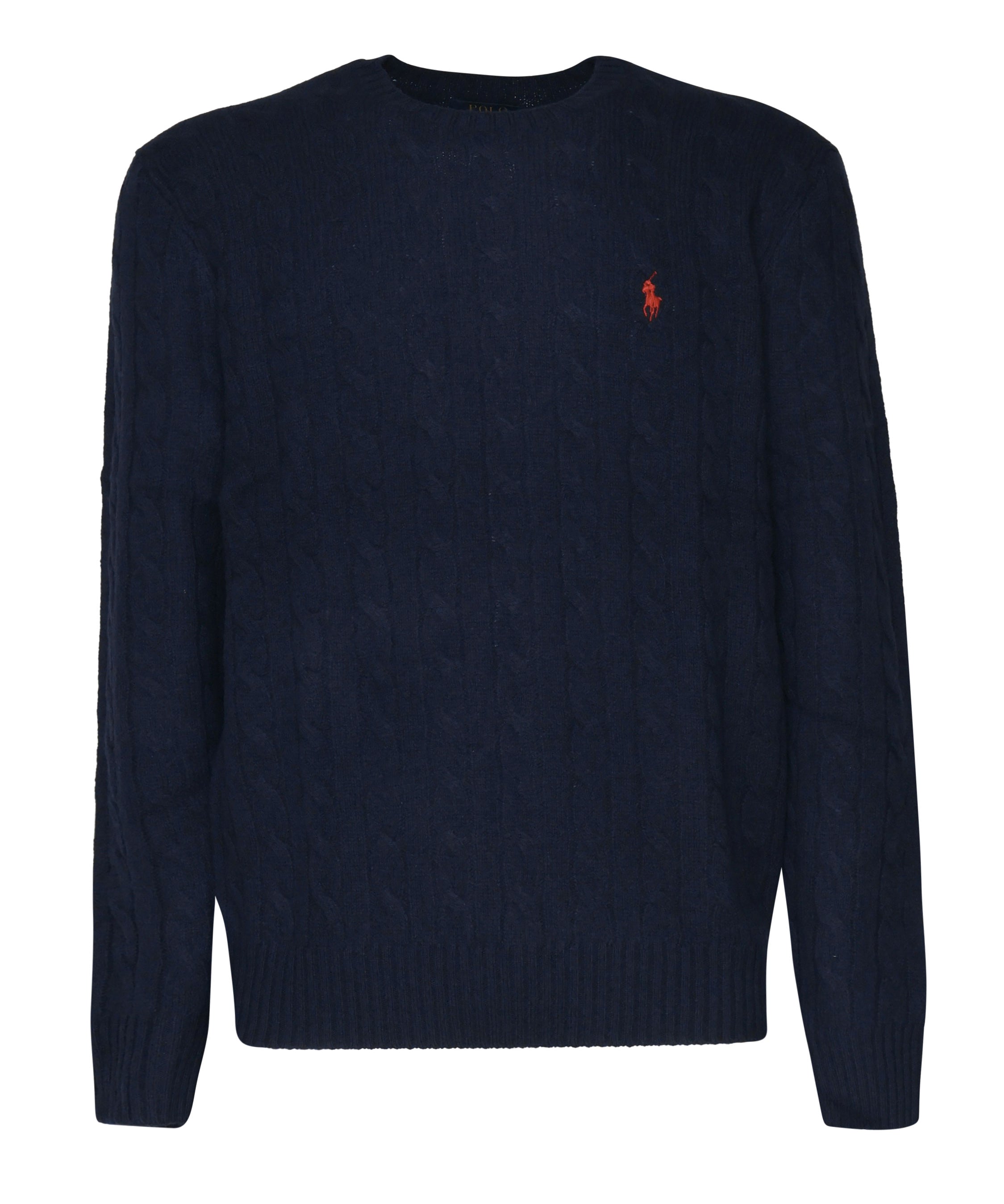 Pullover in lana e cashmere con logo 710876762 002 POLO RALPH LAUREN 