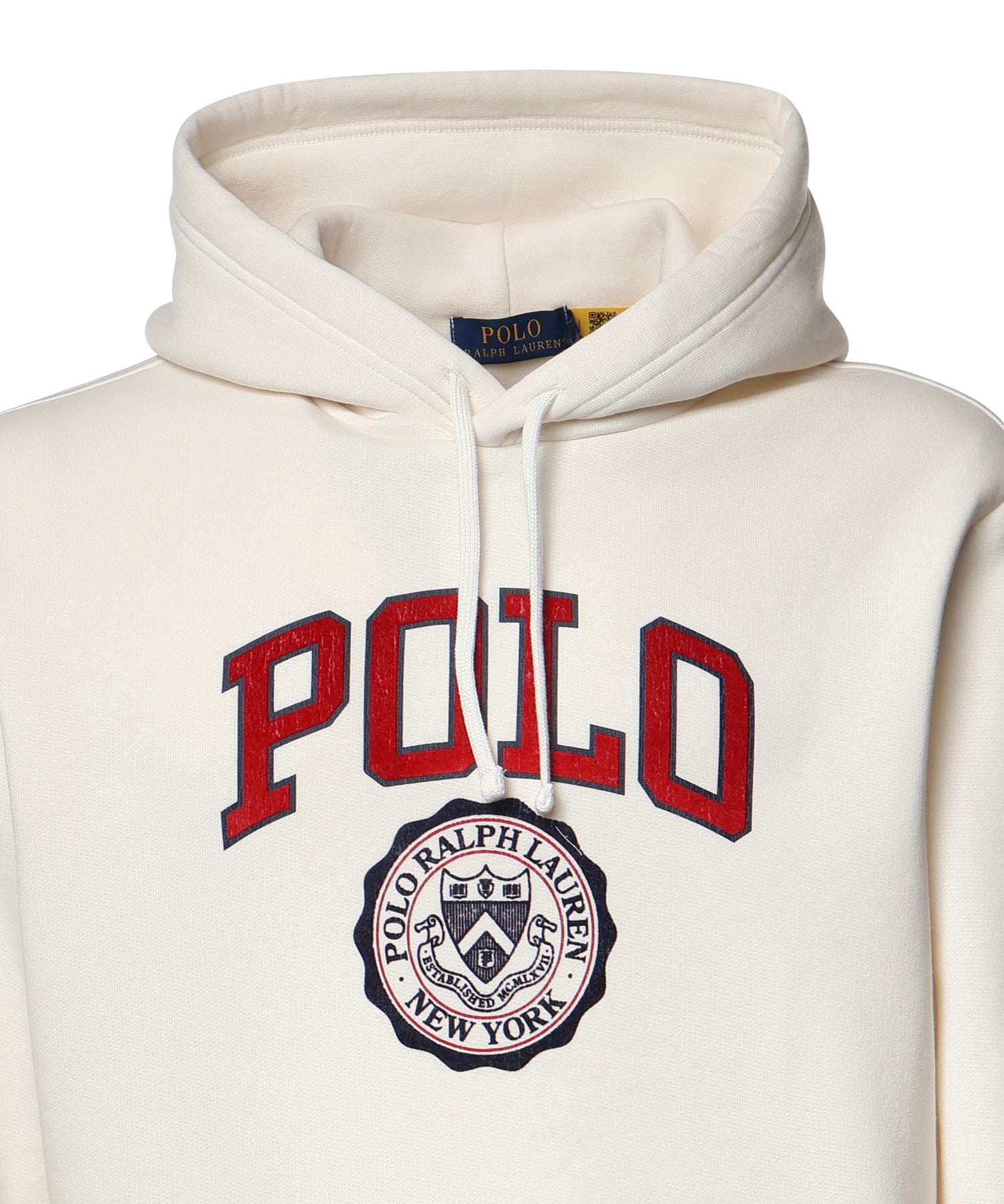 Felpa con logo in misto cotone 710B26149 002 POLO RALPH LAUREN 