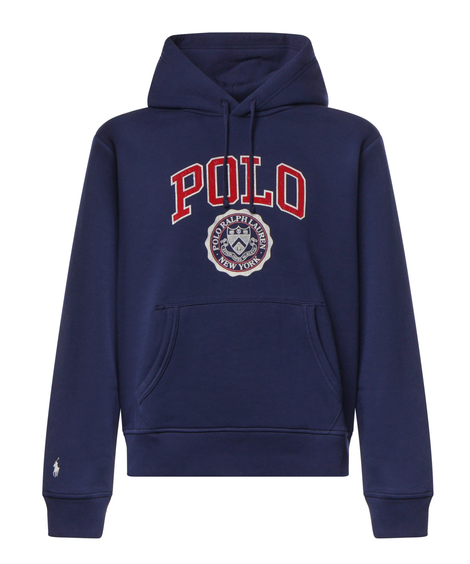 Felpa con logo in misto cotone 710B26149 006 POLO RALPH LAUREN 