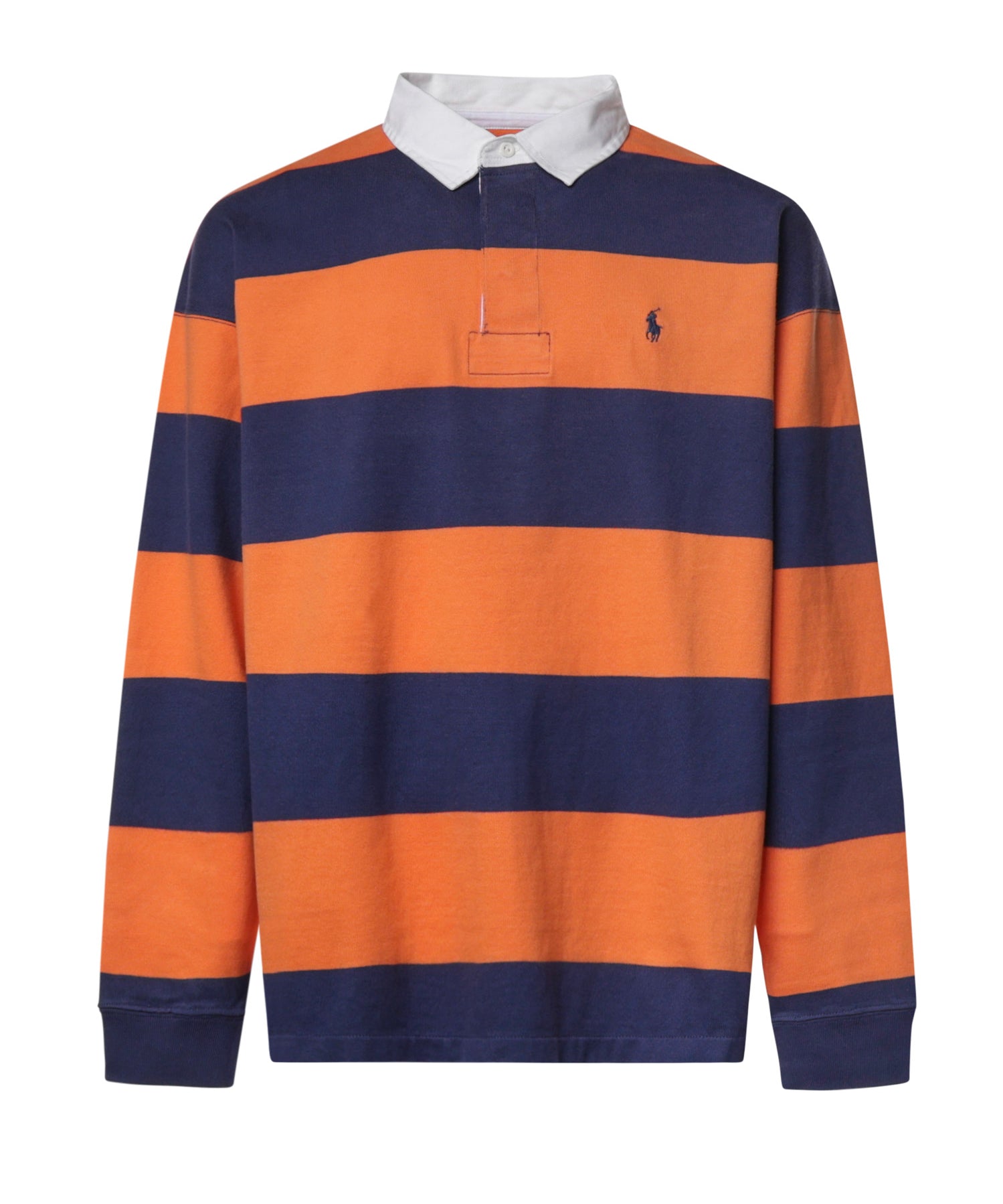 Polo a righe in cotone con logo 710B26240 001 POLO RALPH LAUREN 