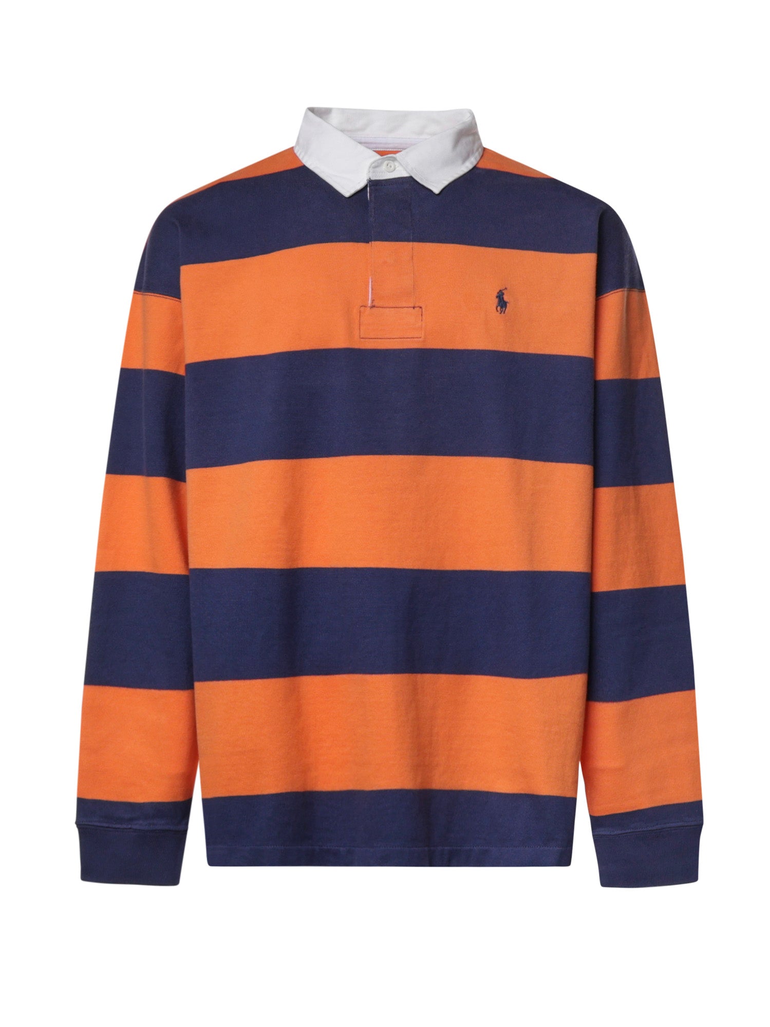 Polo a righe in cotone con logo 710B26240 001 POLO RALPH LAUREN 