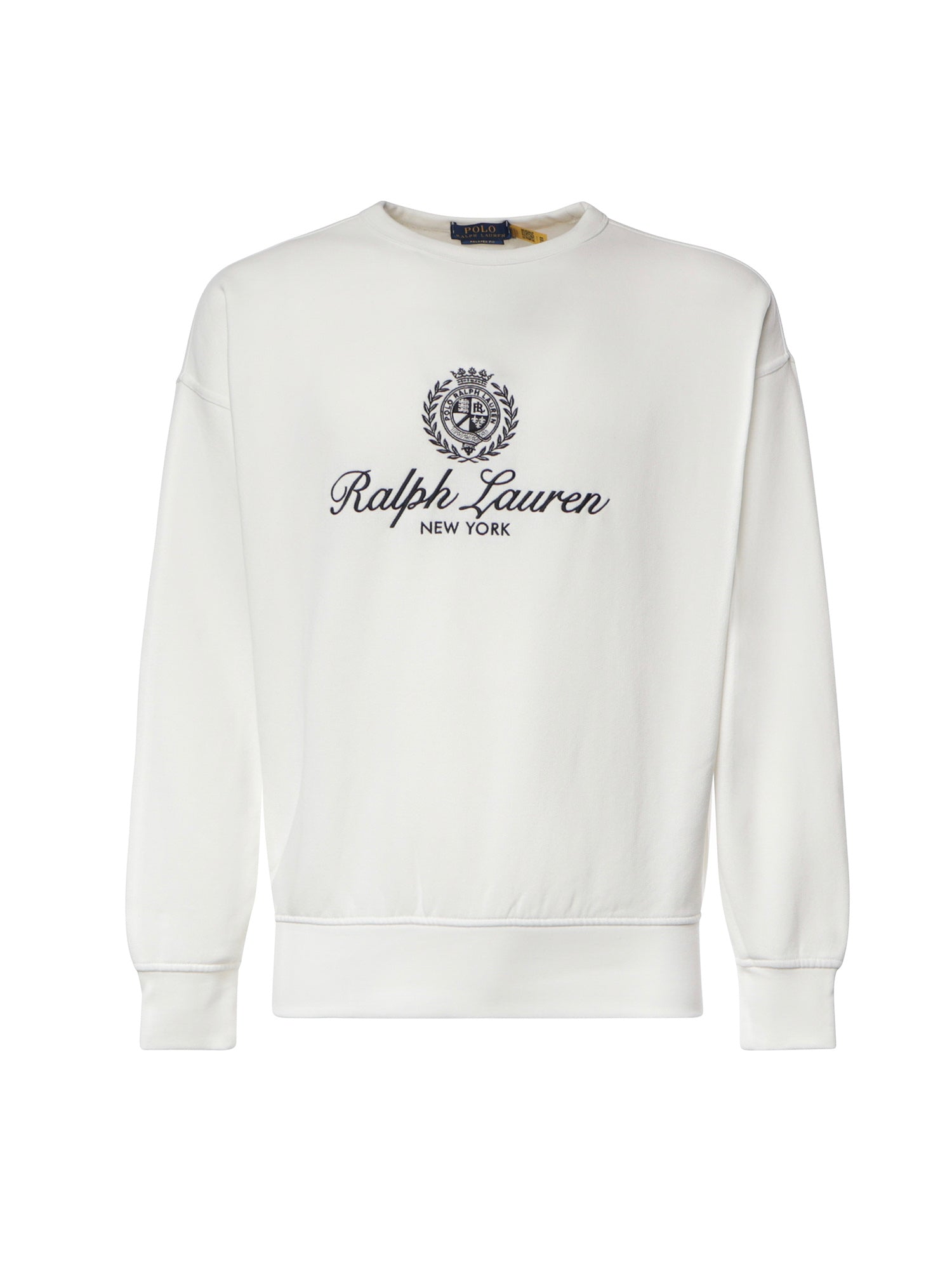 Felpa in misto cotone con logo 710B28743 001 POLO RALPH LAUREN 