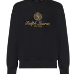 Felpa in misto cotone con logo 710B28743 002 POLO RALPH LAUREN 