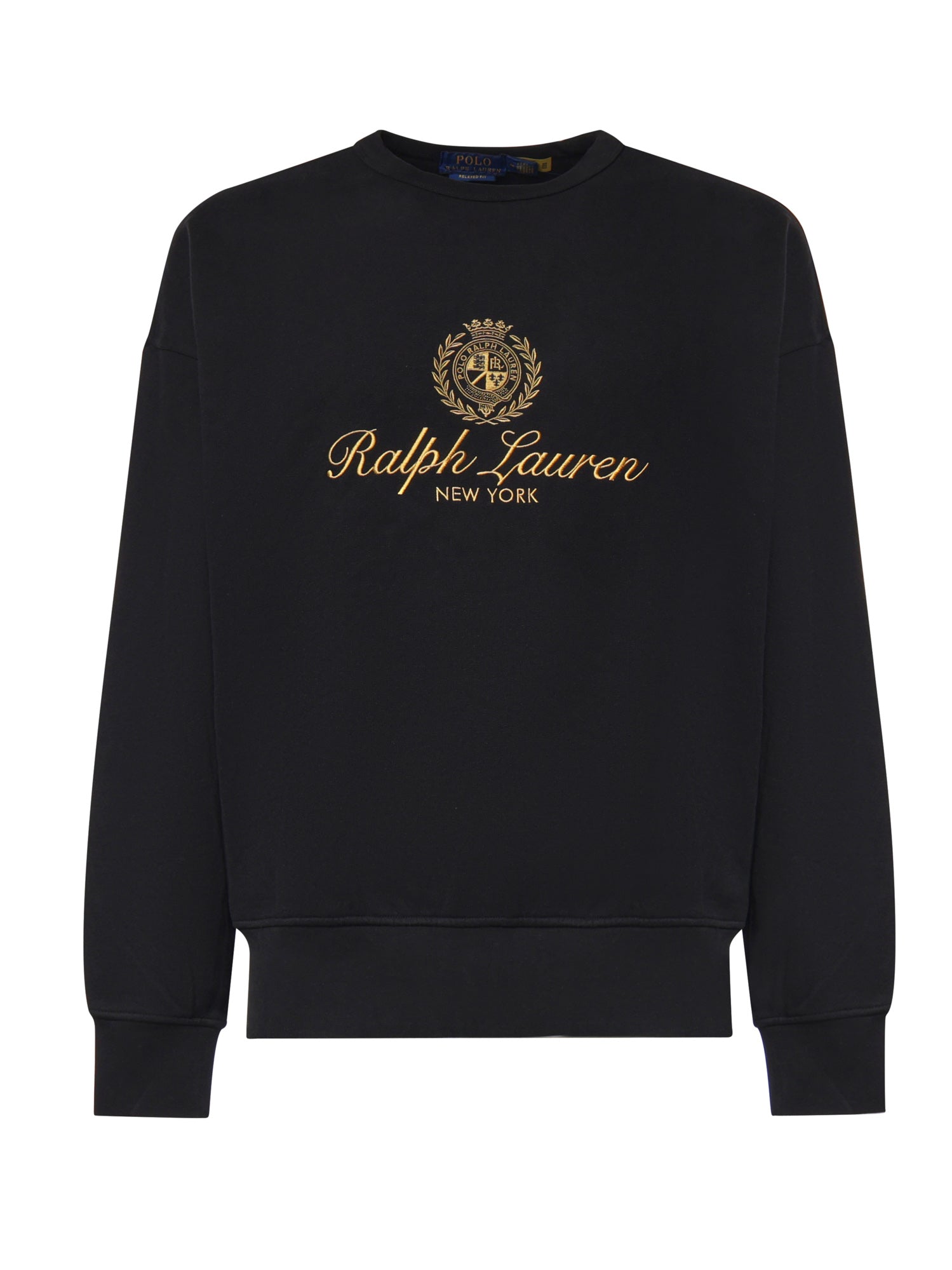 Felpa in misto cotone con logo 710B28743 002 POLO RALPH LAUREN 