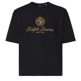 T-shirt in cotone con logo 710B28747 002 POLO RALPH LAUREN 
