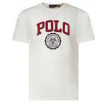 T-shirt in cotone con logo<BR/> 710B30185 004 POLO RALPH LAUREN 