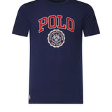 T-shirt in cotone con logo 710B30185 005 POLO RALPH LAUREN 