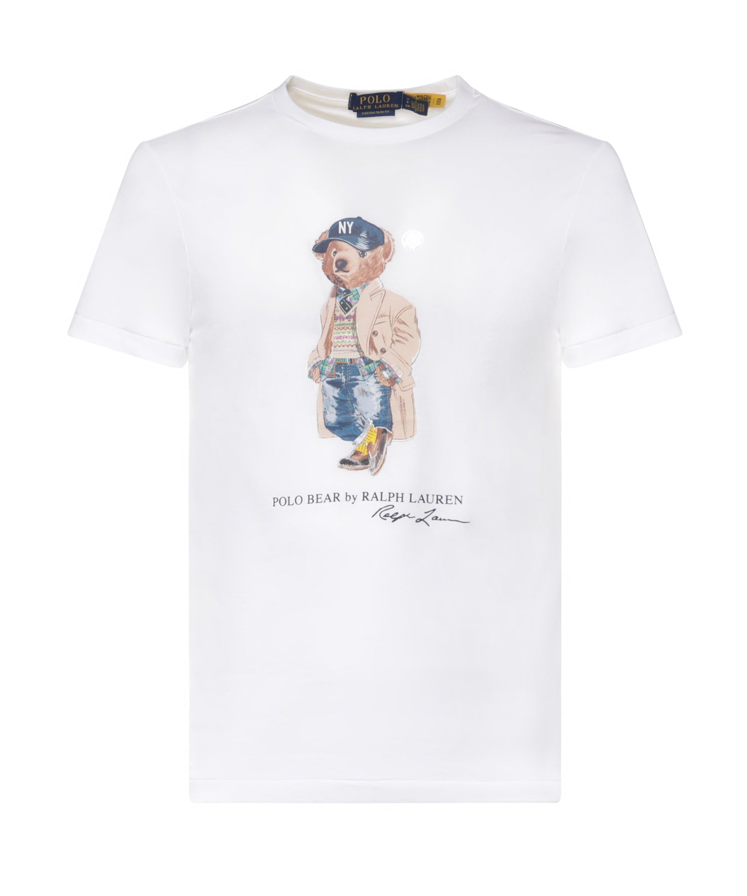 T-shirt con stampa in cotone 710B30192 001 POLO RALPH LAUREN 